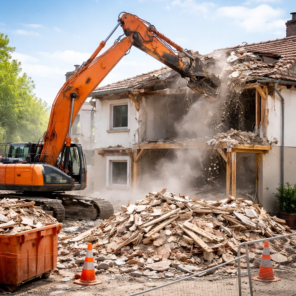 Demolición de casas